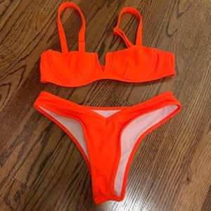 Orange Bikini Set